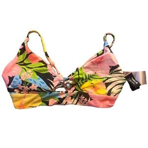 NEW Hurley Bikini Swim Top Floral